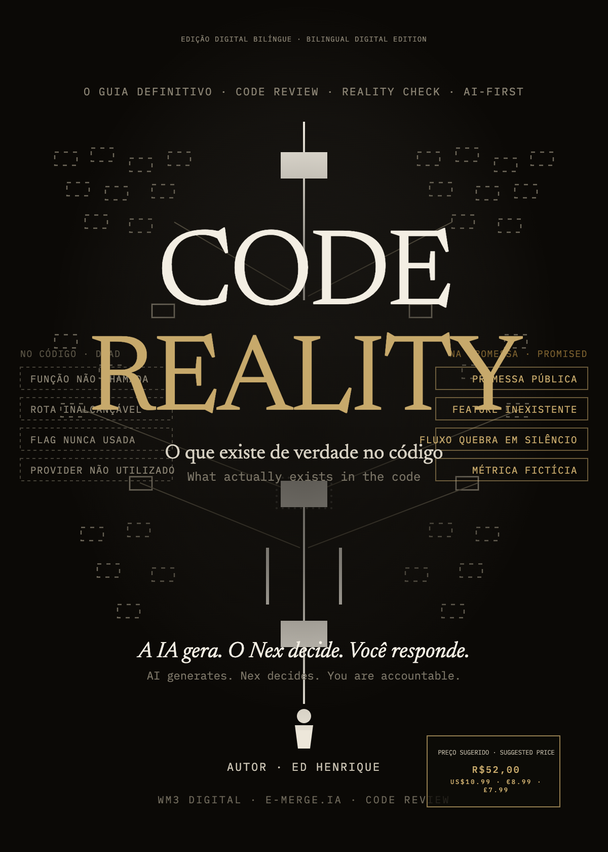 Capa oficial do livro Code Reality